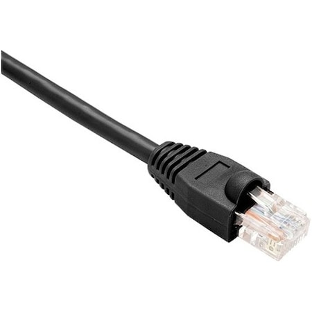 100Ft Black Cat5E Patch Cable, Utp, Snagless
